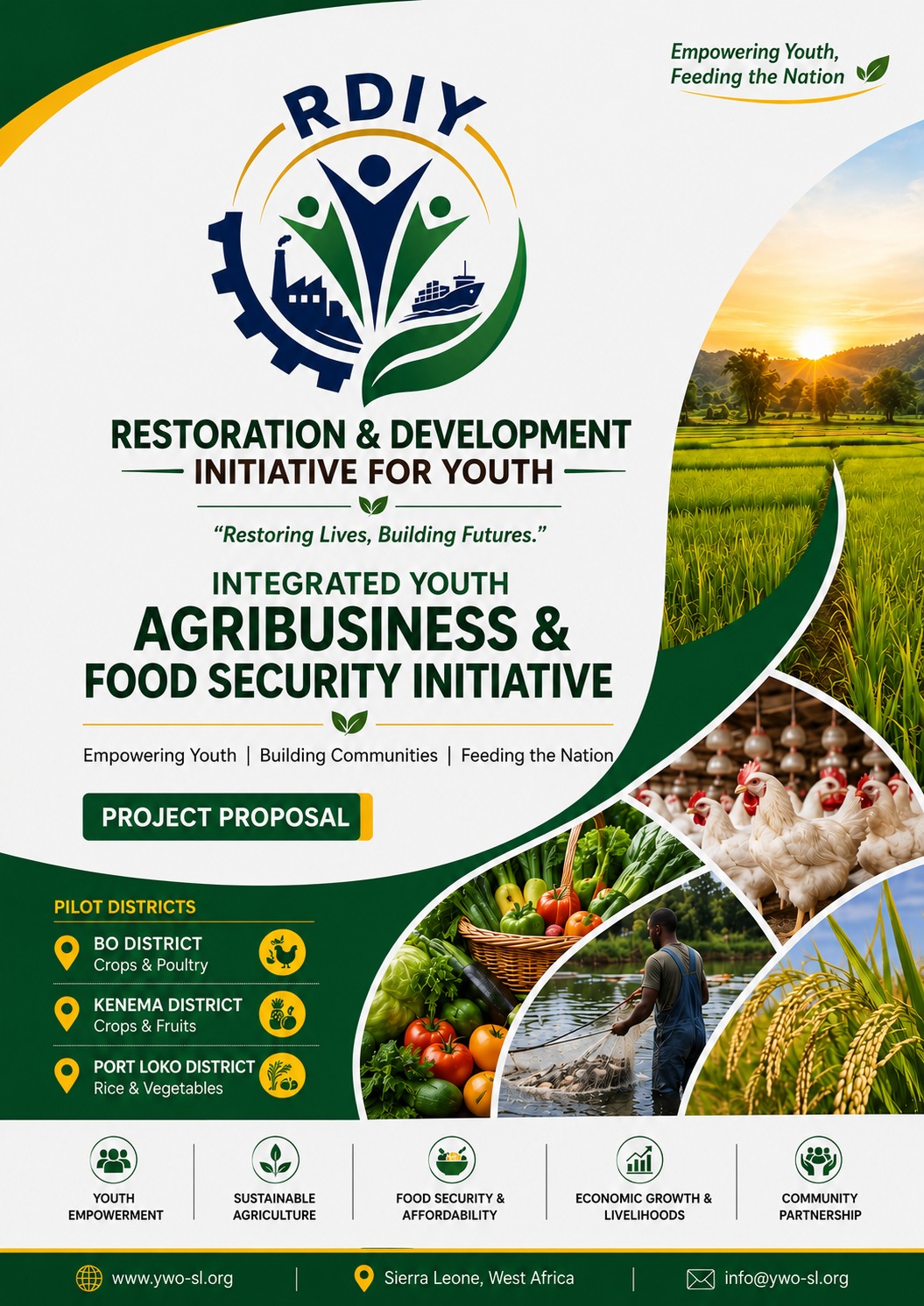 RDIY youth agribusiness and food security project